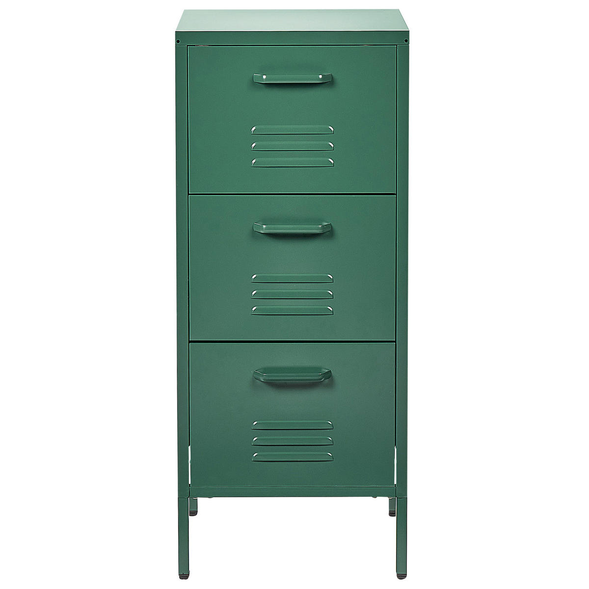 AKTENSCHRANK Grün Wostok - Grün, Metall (43/103/40cm) - Beliani