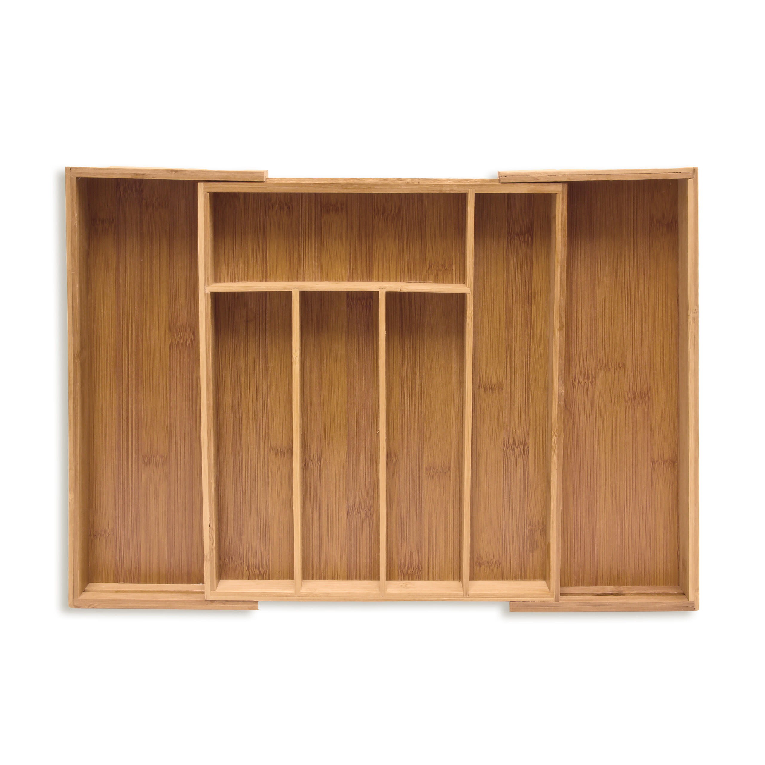 BESTECKKASTEN - Hellbraun, Holz/Holzwerkstoff (39/5.5/35.5cm) - Relaxdays