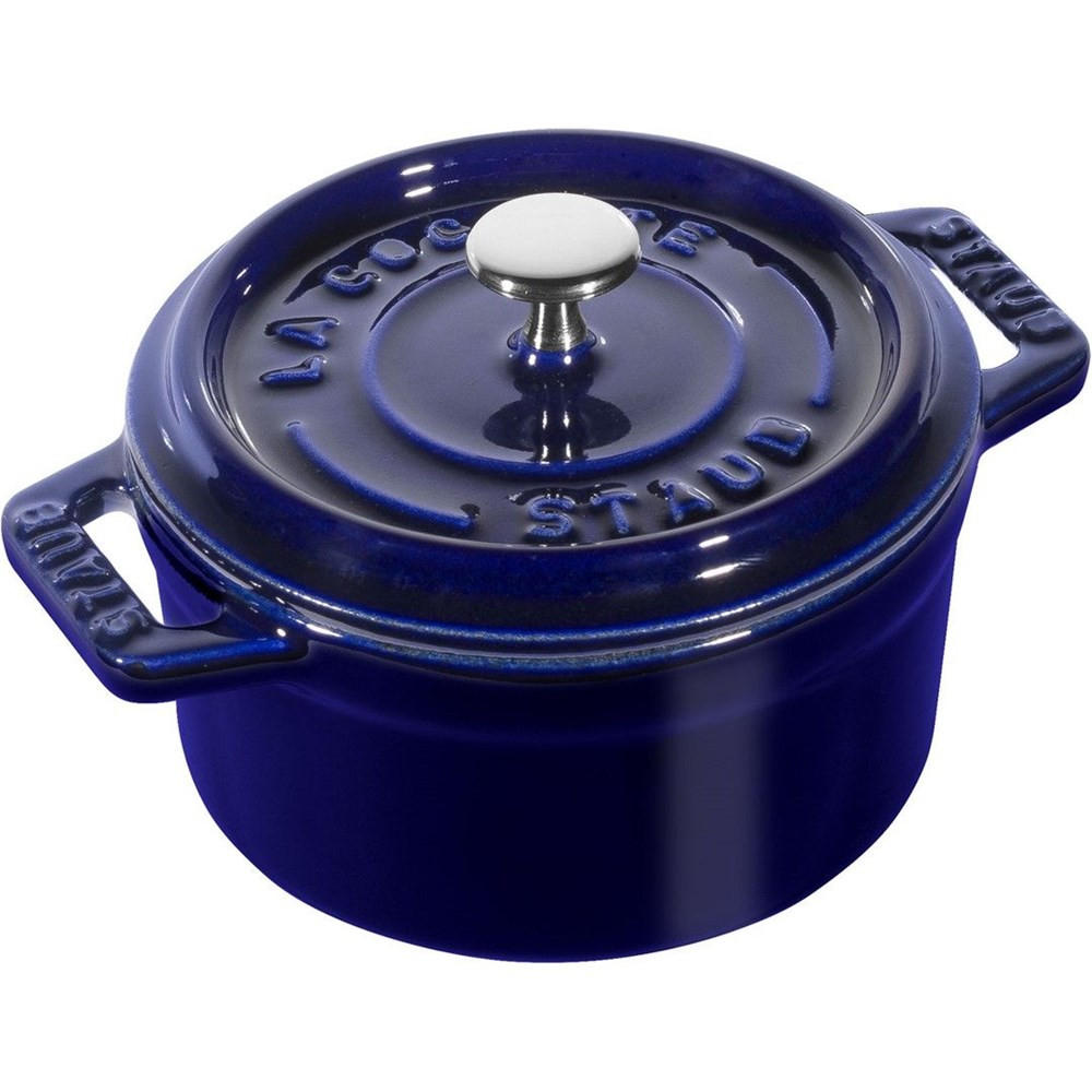 MINI Cocotte Gusseisentopf 250 ml NPC405102620 - Dunkelblau, Metall (10cm) - Staub