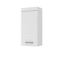 BADSCHRANK Luna Weiß 37 x 77 cm - Weiß, Holzwerkstoff (37/77/24.6cm) - Vicco