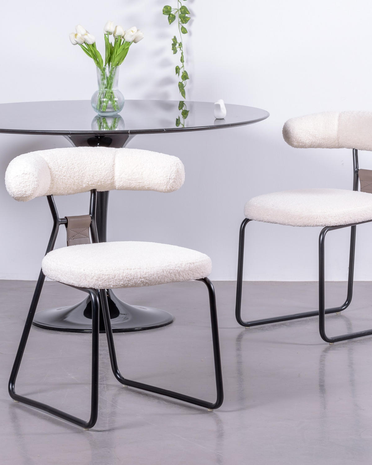STUHL Textil Weiß - Weiß, Textil (58/74/53cm) - Nest Dream