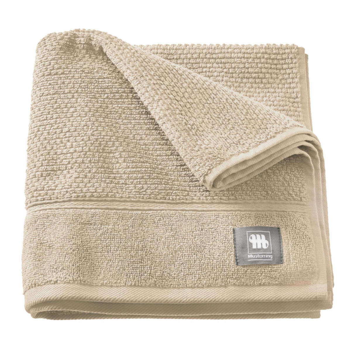 HANDTUCH SOLID - Beige, Textil (50/100cm) - Musterring
