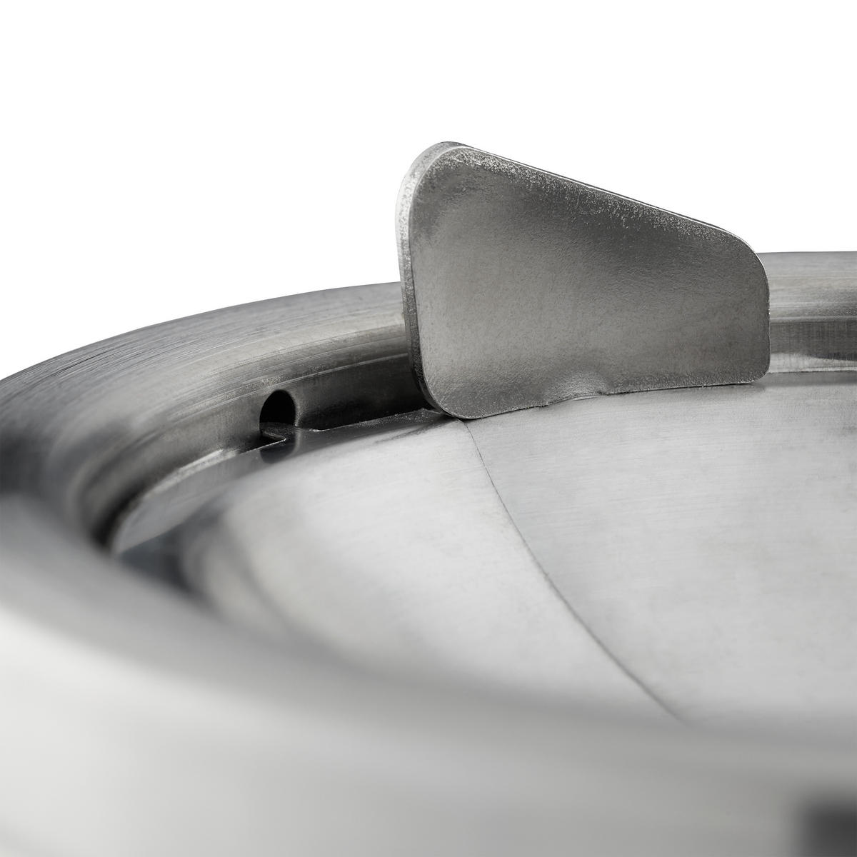 WINDASCHENBECHER - Silberfarben, Metall (11.5cm) - Relaxdays