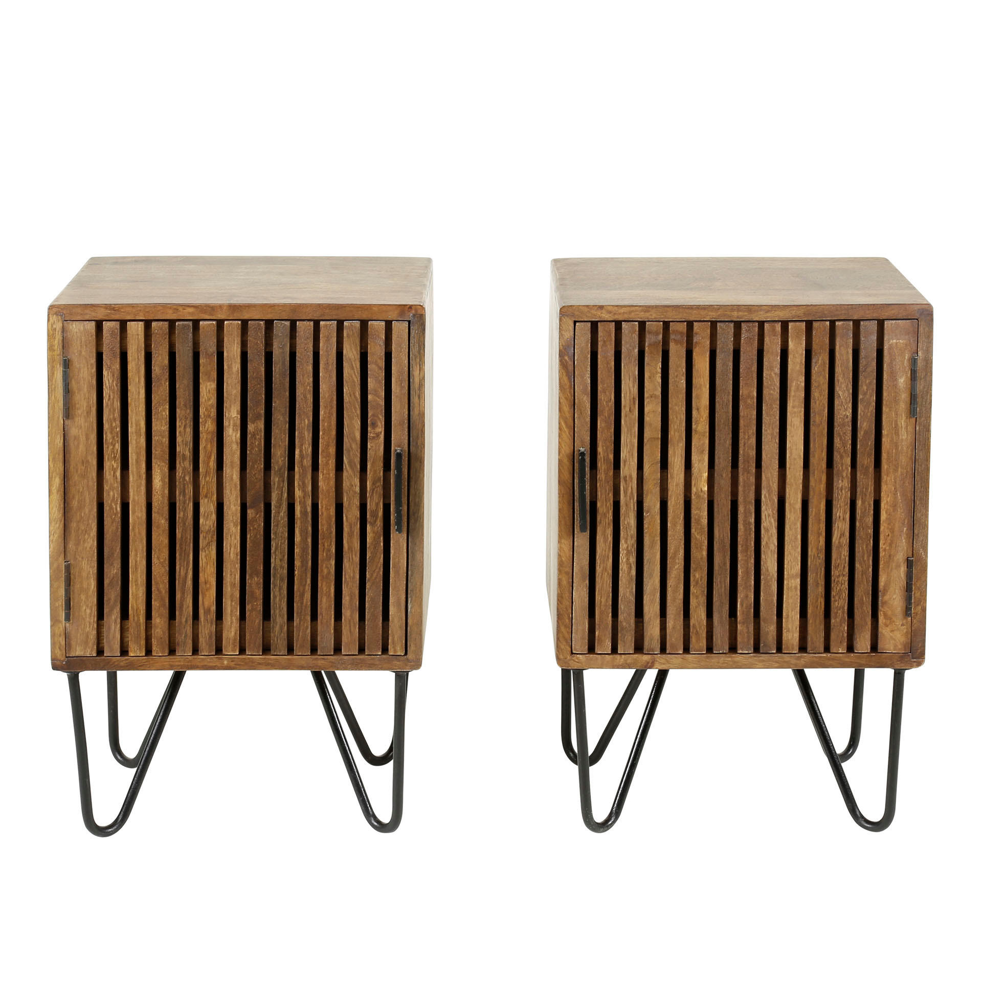 NACHTTISCH Tweak Braun 40/30/60 cm 2er-Set - Braun, Holz (30/60/40cm) - Hoyz Collection