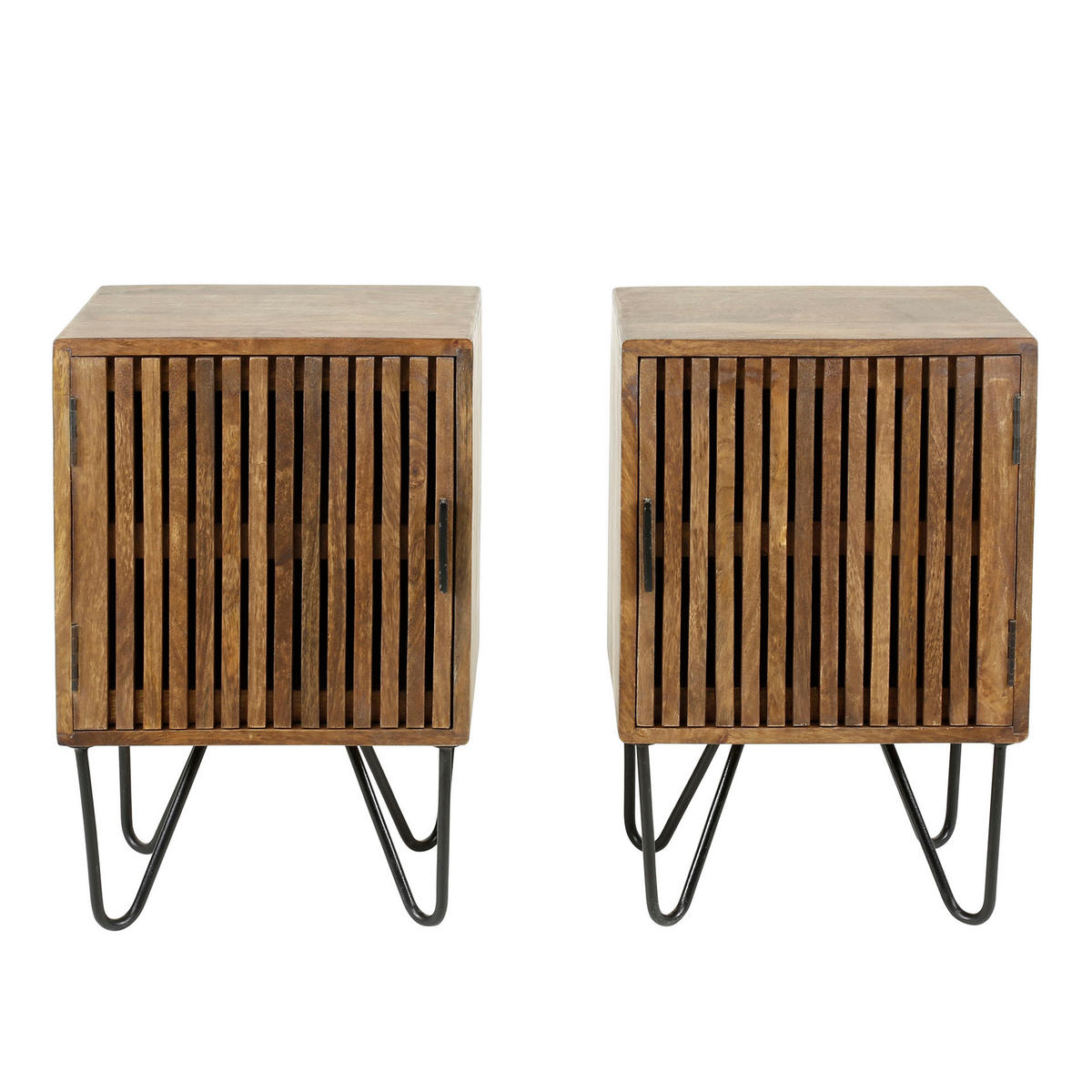 NACHTTISCH Tweak Braun 40/30/60 cm 2er-Set - Braun, Holz (30/60/40cm) - Hoyz Collection