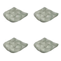 SITZKISSEN Napels - Grün - 46/46/6 cm - 4er-Set - Grün, Textil (46/6/46cm) - Madison