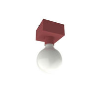 DECKENLEUCHTE Boston S - Rot, Metall (10/10/7.5cm) - Lumicom