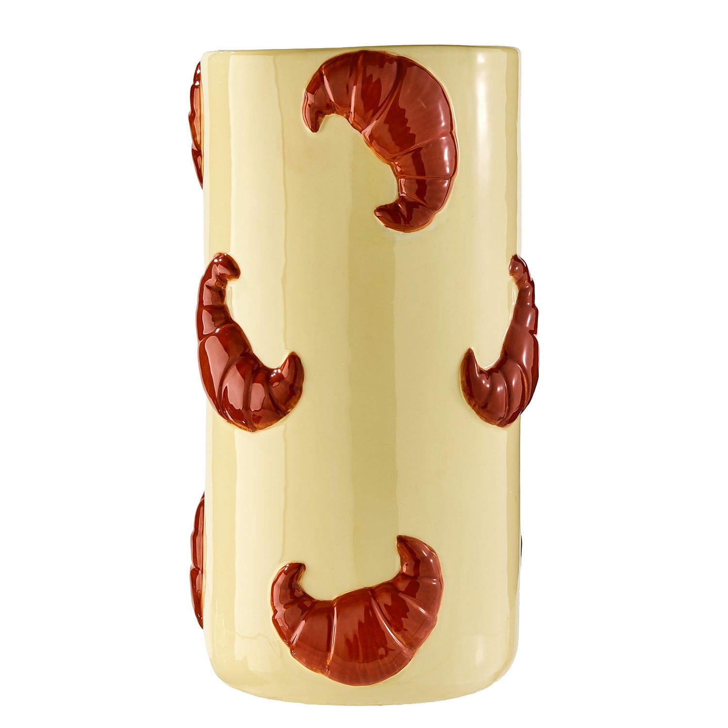 VASE CROISSANT 25 cm - Gelb, Stein (25cm) - Butlers