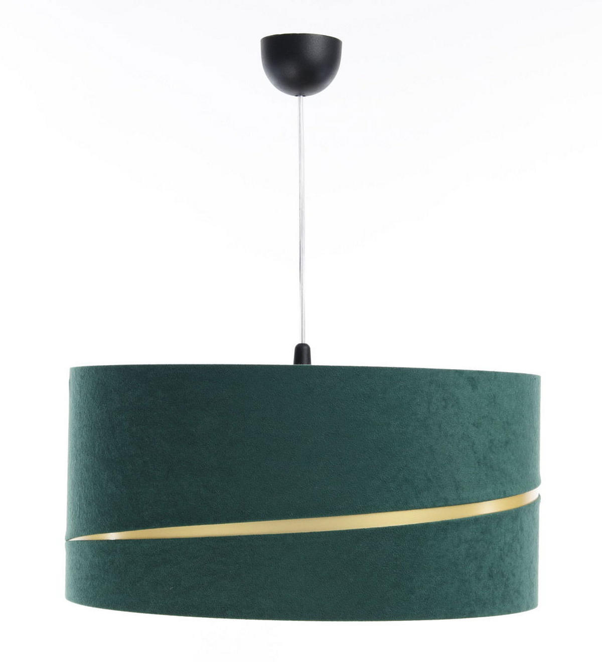 HÄNGELEUCHTE Grün 60/30 cm - Goldfarben/Grün, Kunststoff (60/0.4/30cm) - ONZENO