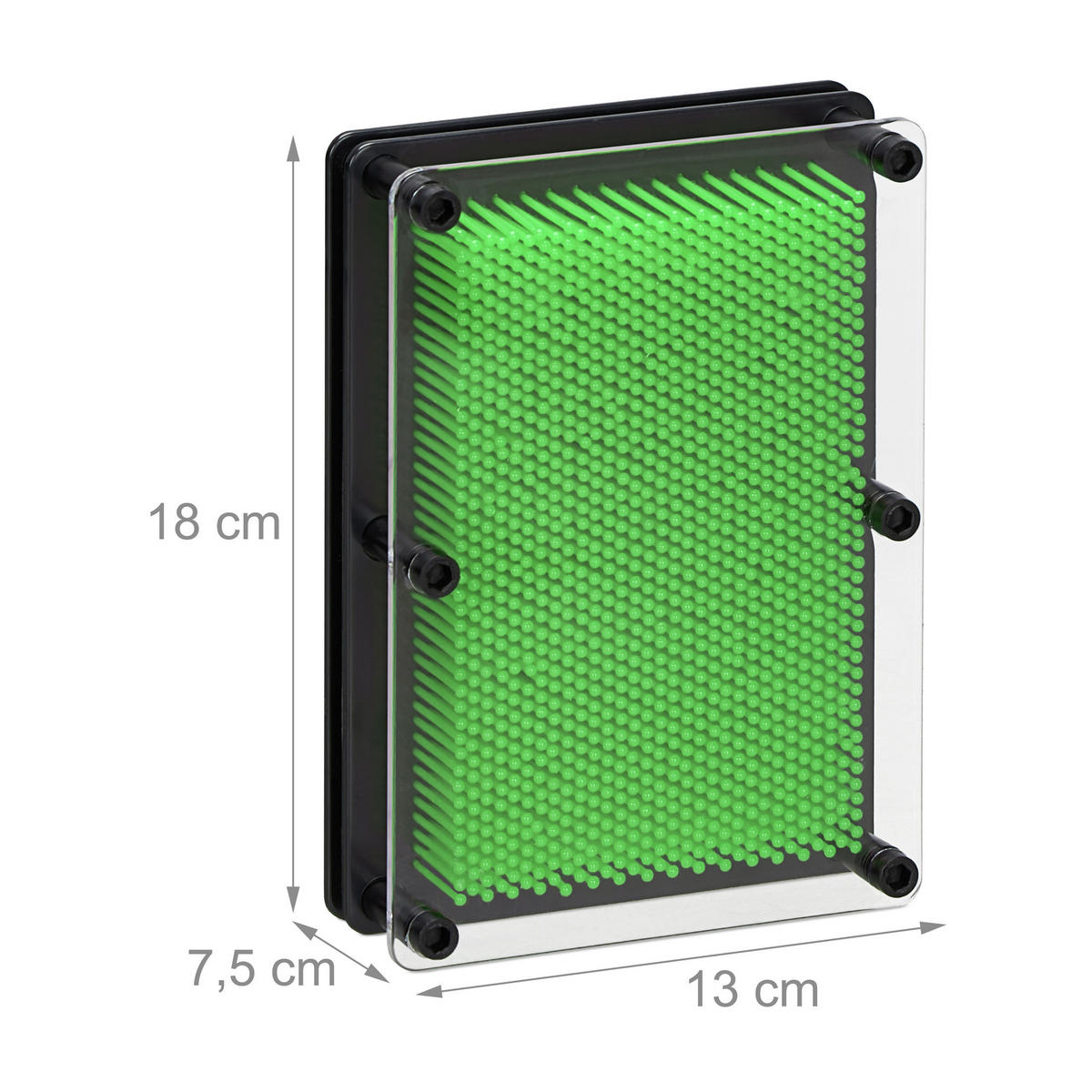 3D-NAGELBILD - Multicolor, Kunststoff (13/18/7.5cm) - Relaxdays