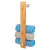 HANDTUCHHALTER 2in1 PIAZZA BAMBUS - Braun, Holz (18.5/60/10cm) - bremermann