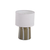 TISCHLAMPE Verano LED 13/13/20 cm - Grün, Glas (13/13/20cm) - Leitmotiv