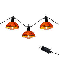 COTTAGE 10 LED 5,7 m Lichterkette aus Polyrattan - Beige, Kunststoff (600cm) - Lumisky