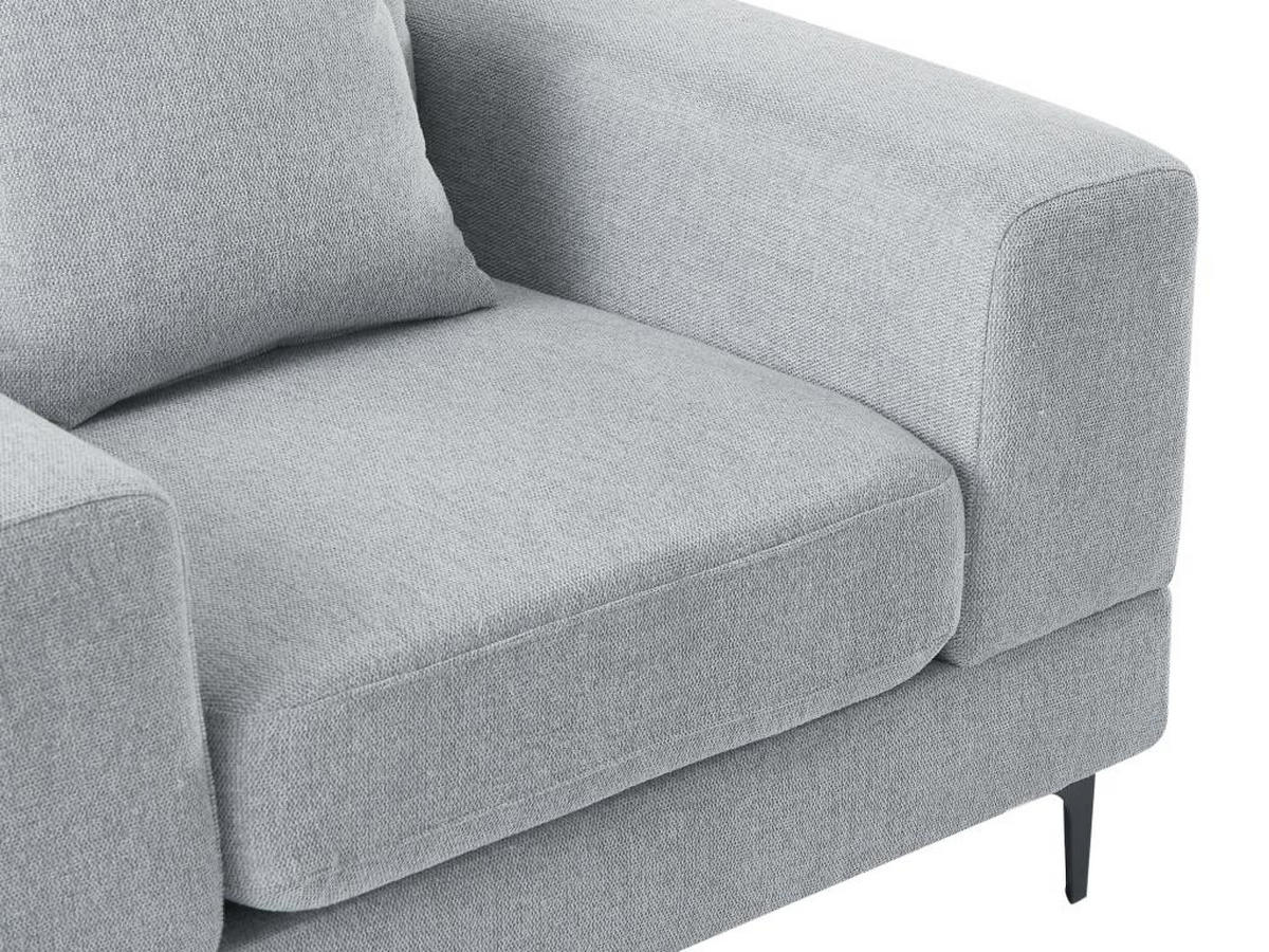 SESSEL - Strukturstoff - Hellgrau - JAMOLO - Hellgrau, Textil (89/82/107cm) - Vente-Unique