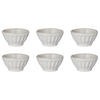 DIPSCHALE (6er Set) Bergamo - Weiß, Keramik (9/9/4.5cm) - BUTLERS