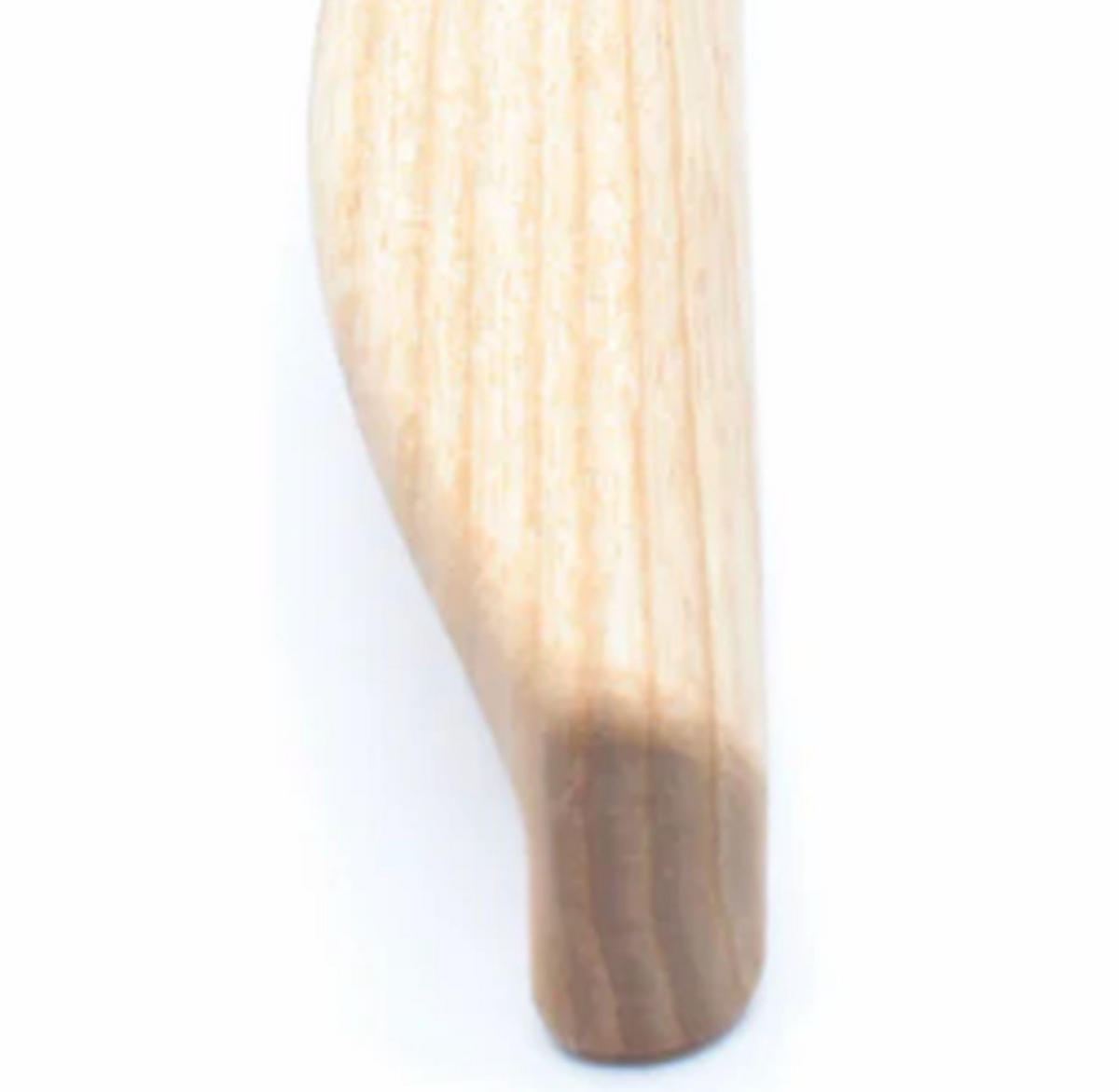 GRIFFLEISTE BA 96mm, Möbelgriff Esche massiv, Schubladengriff Küche - Edelstahlfarben, Metall (2.5/2/11.8cm)