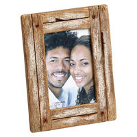 BILDERRAHMEN Dupla Portraitrahmen., 10x15 cm, weiss/natur - Weiß, Holzwerkstoff (17/22/1cm) - walther design