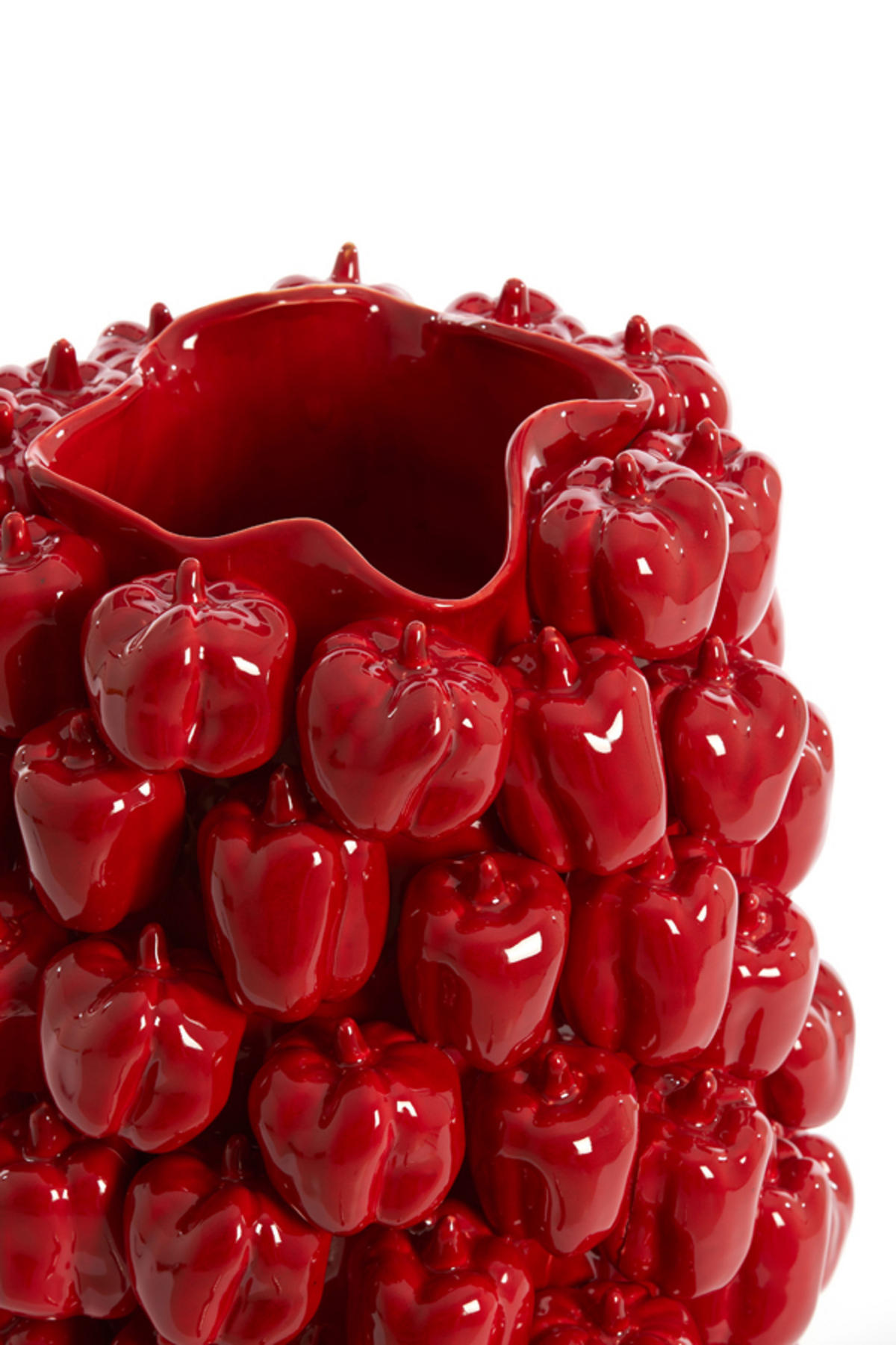 VASE Paprika Rot Ø35/47 cm - Rot, Keramik (47cm) - Light & Living