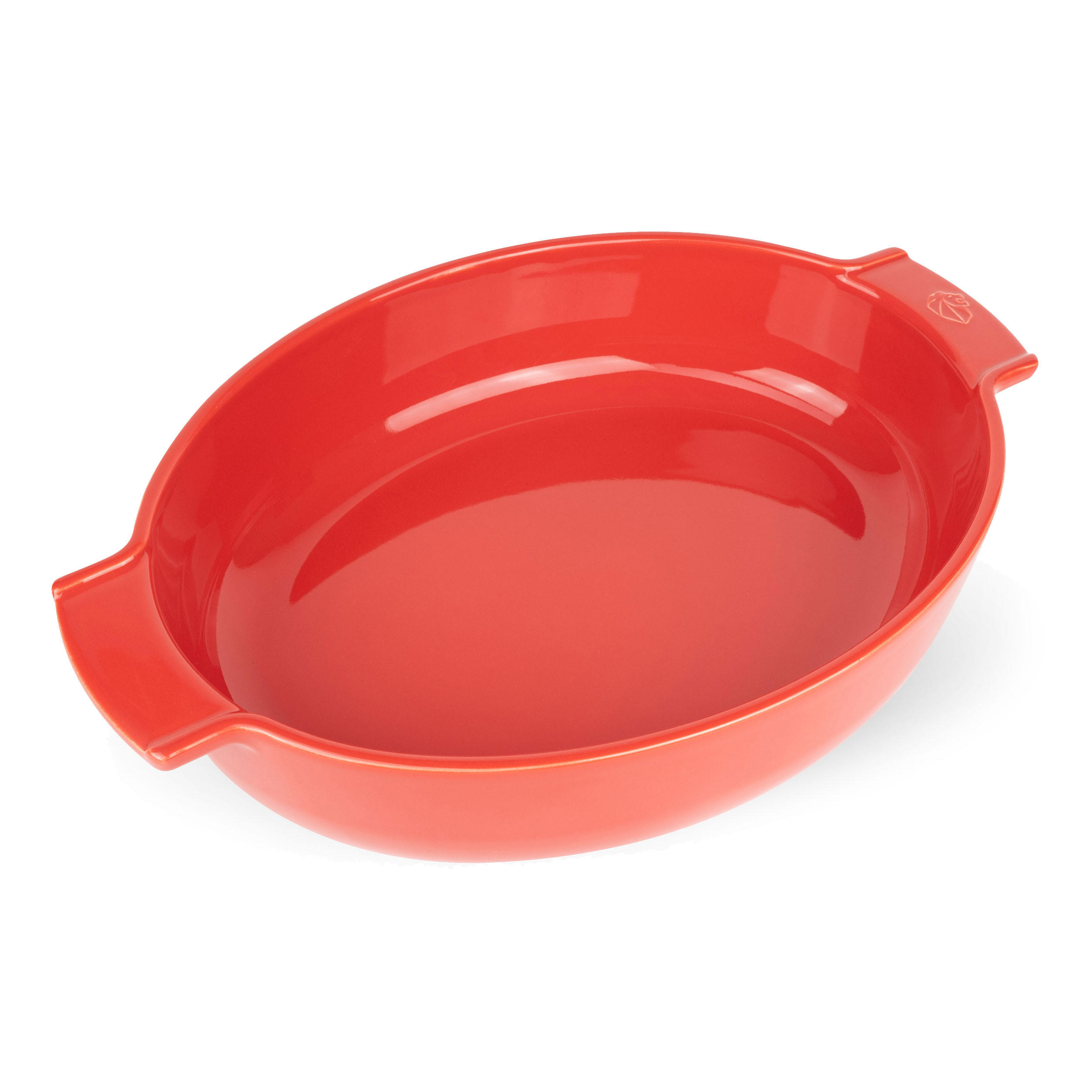 AUFLAUFFORM Keramik Appolia 40cm Oval Rot Spülmaschinenfest - Rot, Keramik (27.2/40/8.2cm) - PEUGEOT