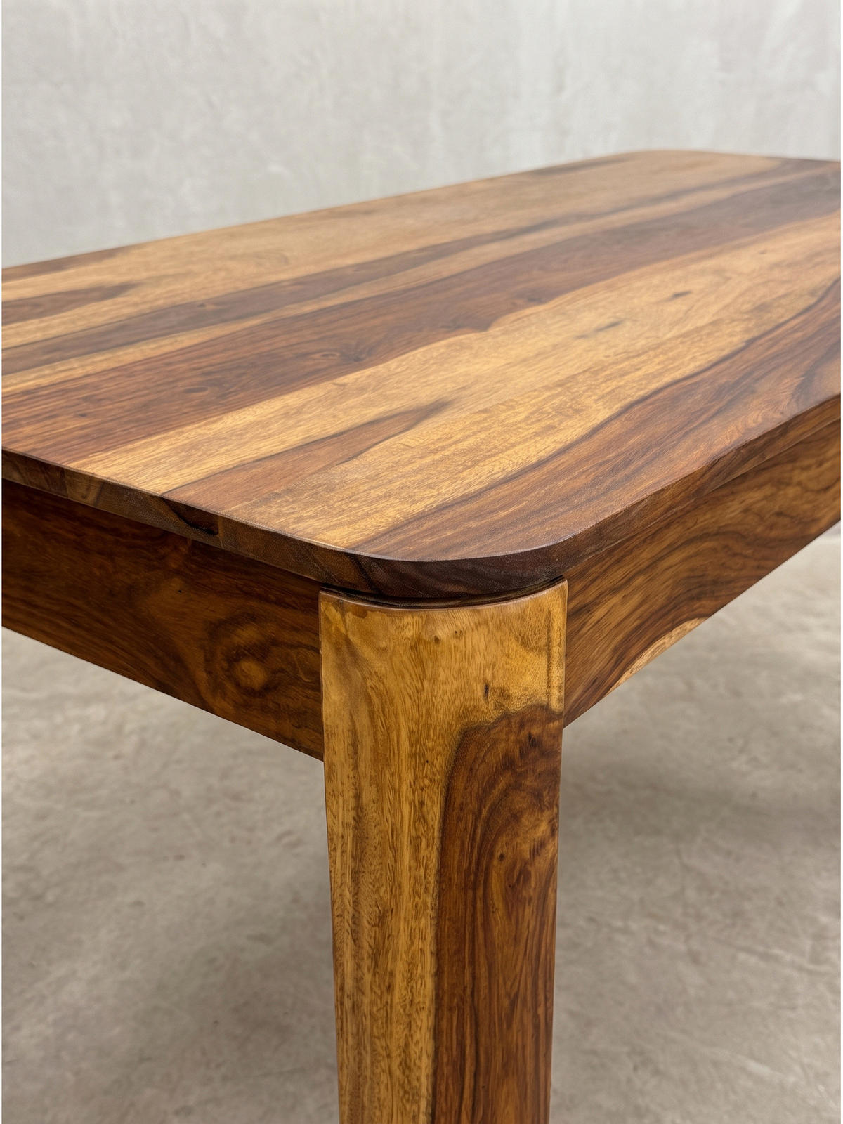 ESSTISCH CHARENTE, Dunkles Massivholz, handgefertigt, 120 x 60 x 76 cm - Braun, Holz (60/120/76cm) - KADIMA DESIGN
