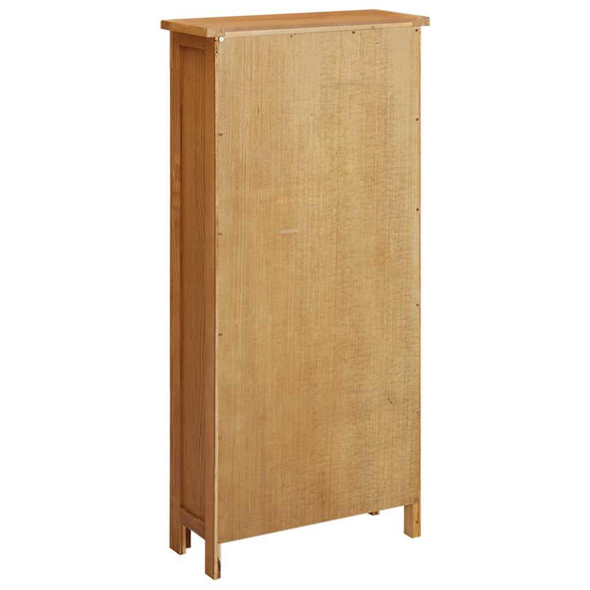 SCHRANK 50/22/110 Cm Massivholz Eiche - Braun, Holz (22/110/50cm) - vidaXL