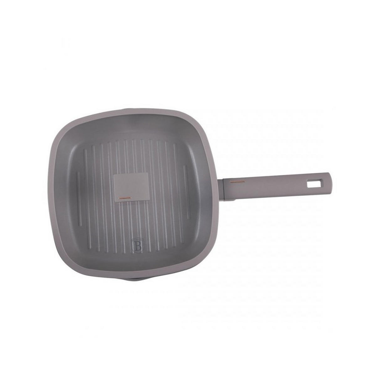GRILLPFANNE Grau 28/28/4.1 cm BH8097 - Grau, Metall (41cm) - Berlinger Haus