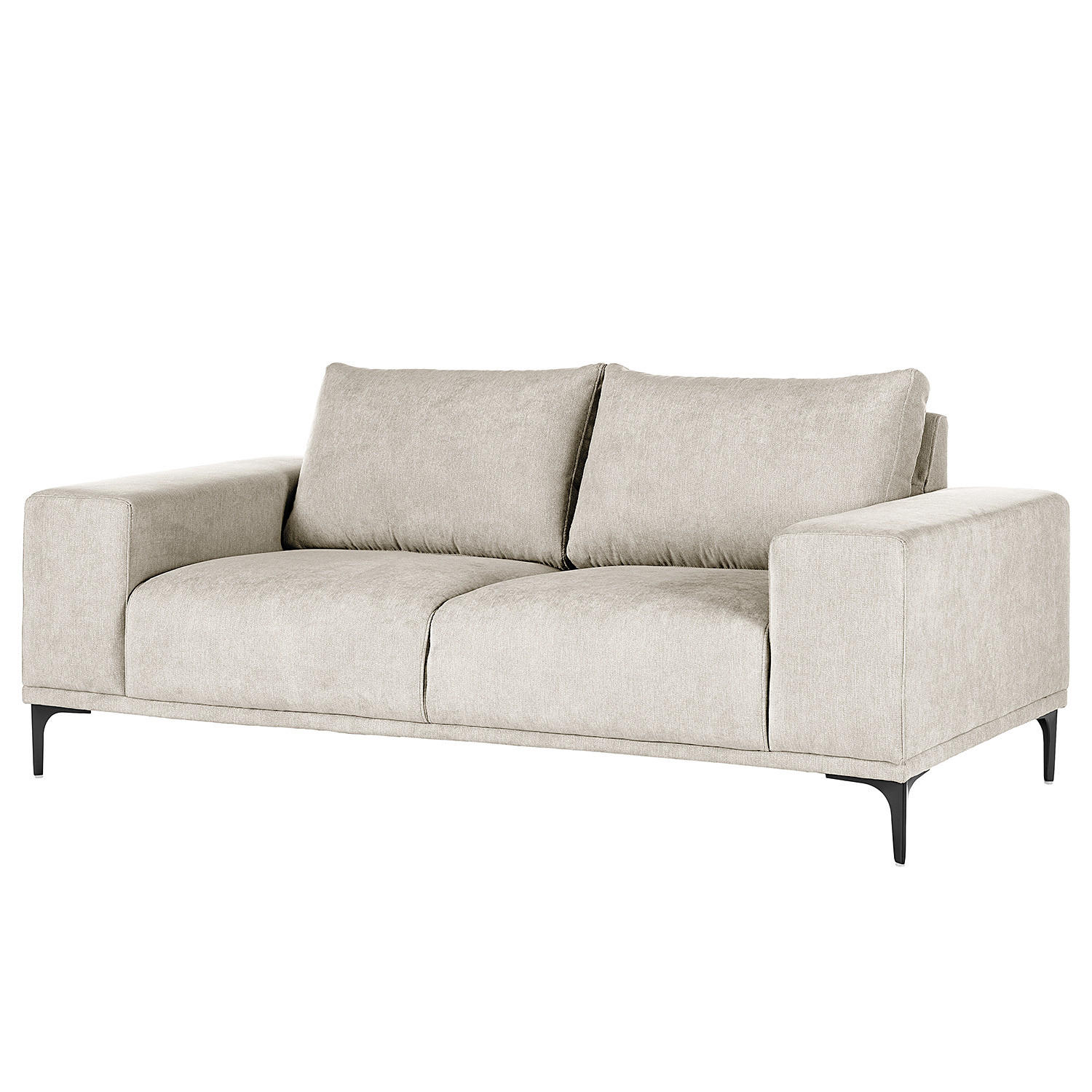 HOME24 2-Sitzer Sofa CONNOLLY - Sandfarben, Textil/Metall (180/78/91cm) - home24