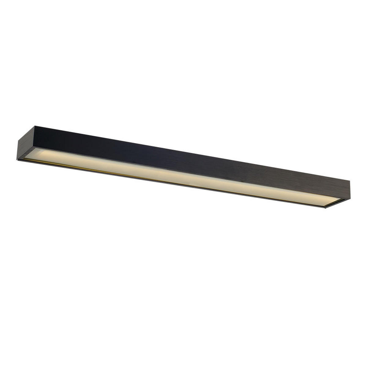 LED-WANDLAMPE Cusa Schwarz 100cm - Schwarz, Metall (100/5/10cm) - s.luce