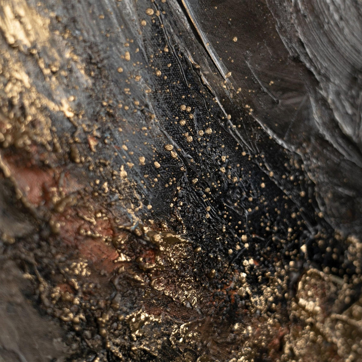 GEMÄLDE Enigma auf Keilrahmen 70 cm - Multicolor, Holz (70/70cm) - YS-art gallery