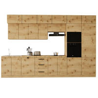 KÜCHENZEILE 400 cm - Langen KL9-M400 in Artisan Eiche - Eiche Artisan, Holz (400/248/58cm)