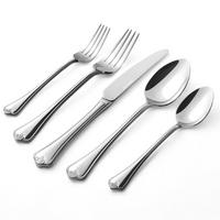 ELEGANTES Essbesteck 12 Teilig mit Messer Gabel Löffel für Hause Küche Restaurant - Silberfarben, Metall