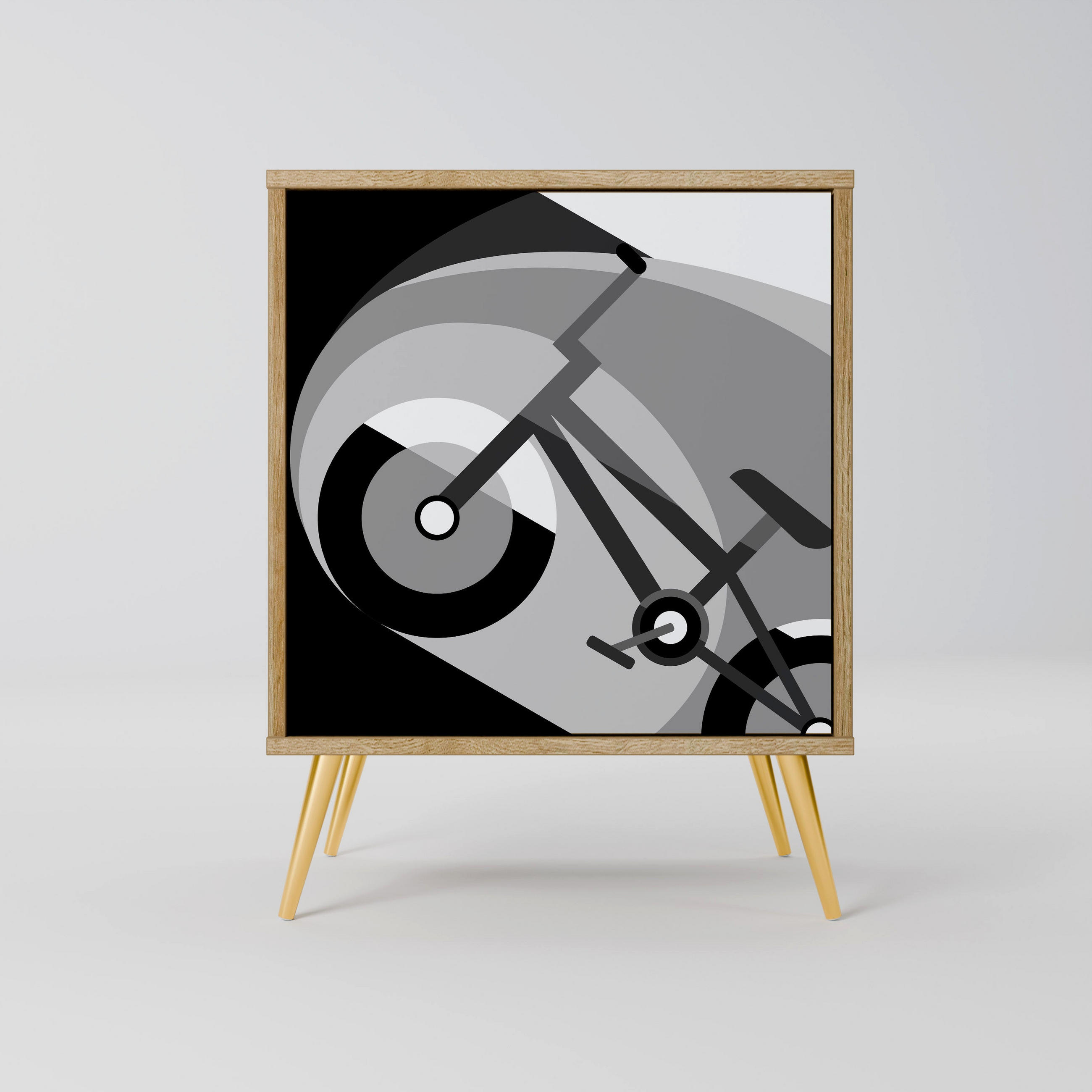 SpaceRebels Sideboard Eiche 57.5x75.5x42 cm