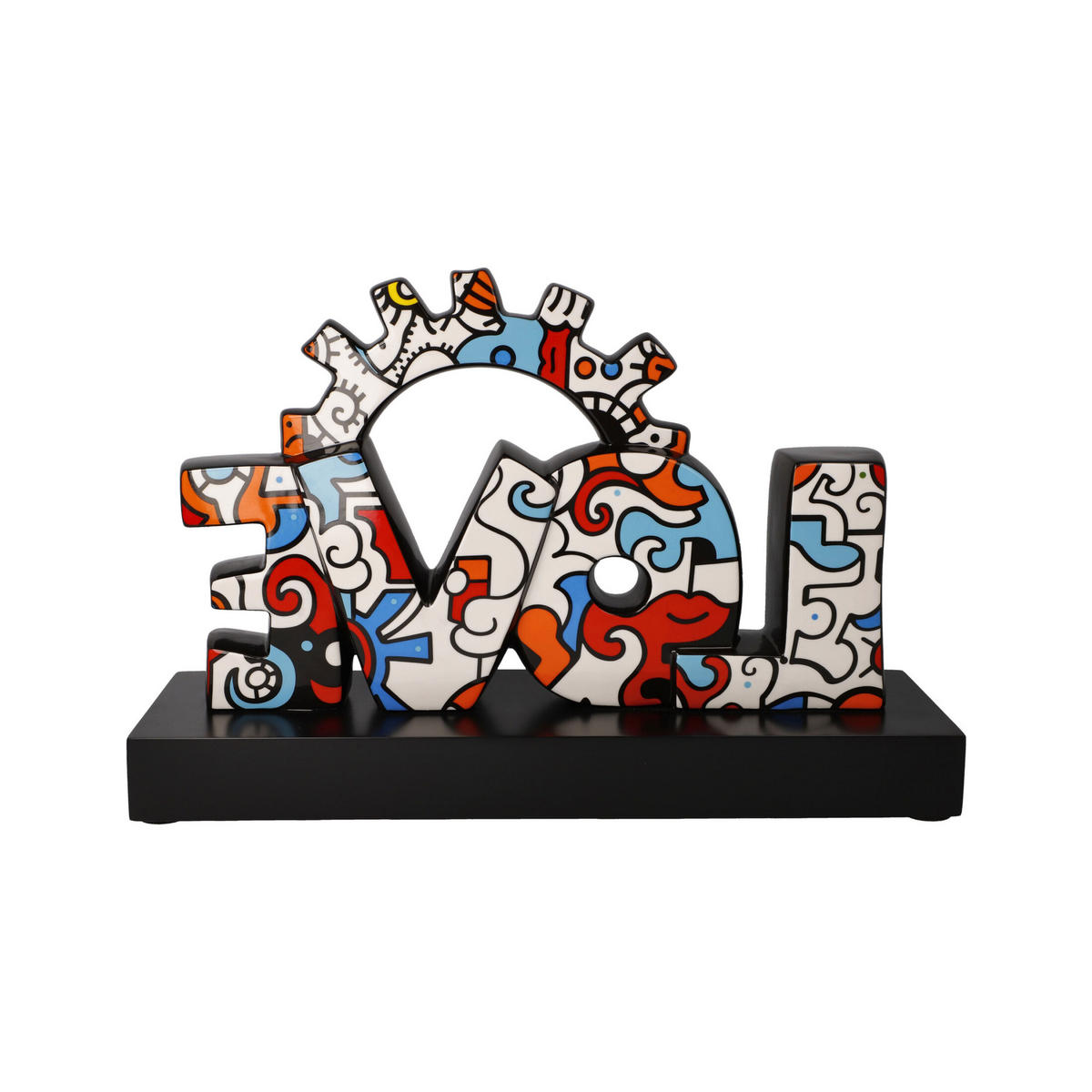 DEKOFIGUR Billy the Artist - Evolution of Love, Porzellan, Bunt, 26 cm - Multicolor, Keramik (12/26/38cm) - Goebel