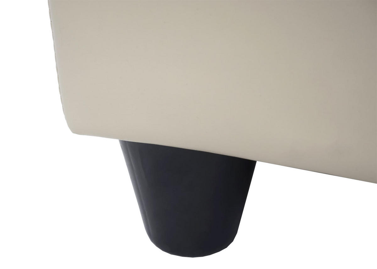 AUFBEWAHRUNGS-TRUHE Lars 45x114x45cm Kunstleder Creme - Beige, Kunststoff (114/45/45cm) - BERLINLODGE