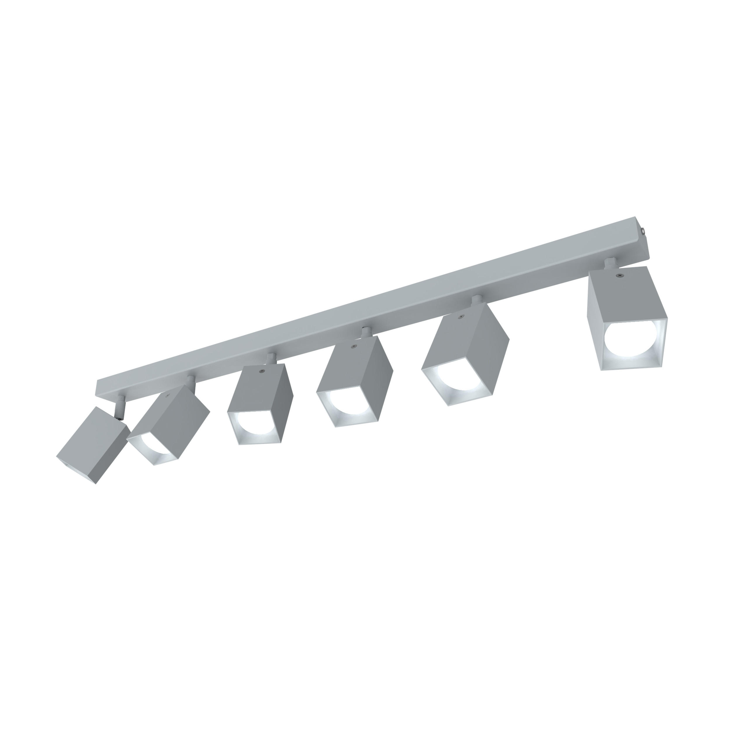 Lumicom Deckenleuchte Grau 90x18x6 cm