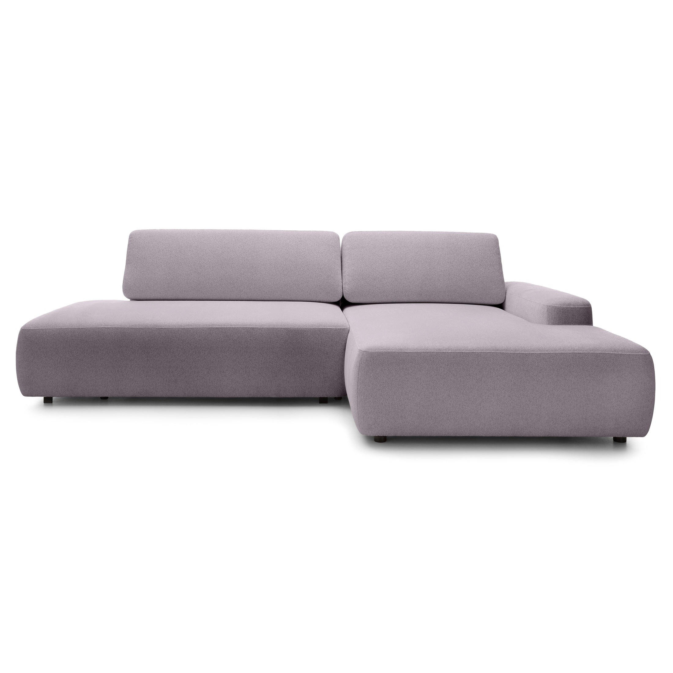 Pillovely Ecksofa Braun 276x82x164 cm