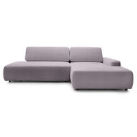 ECKSOFA Bamby Braun 276 cm - Braun, Textil (276/82/164cm) - Pillovely