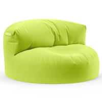 INDOOR OUTDOOR SITZSACK Lounge Sofa - Hellgrün, Textil (90/50/50cm) - Green Bean