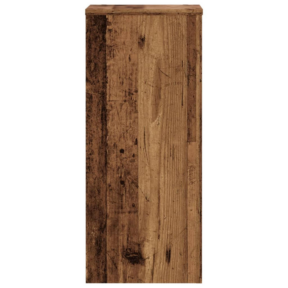 PFLANZENSTÄNDER 2Er Set Altholz-Optik 30/30/70 Cm Holzwerkstoff - Braun, Holzwerkstoff (30/70/30cm) - vidaXL