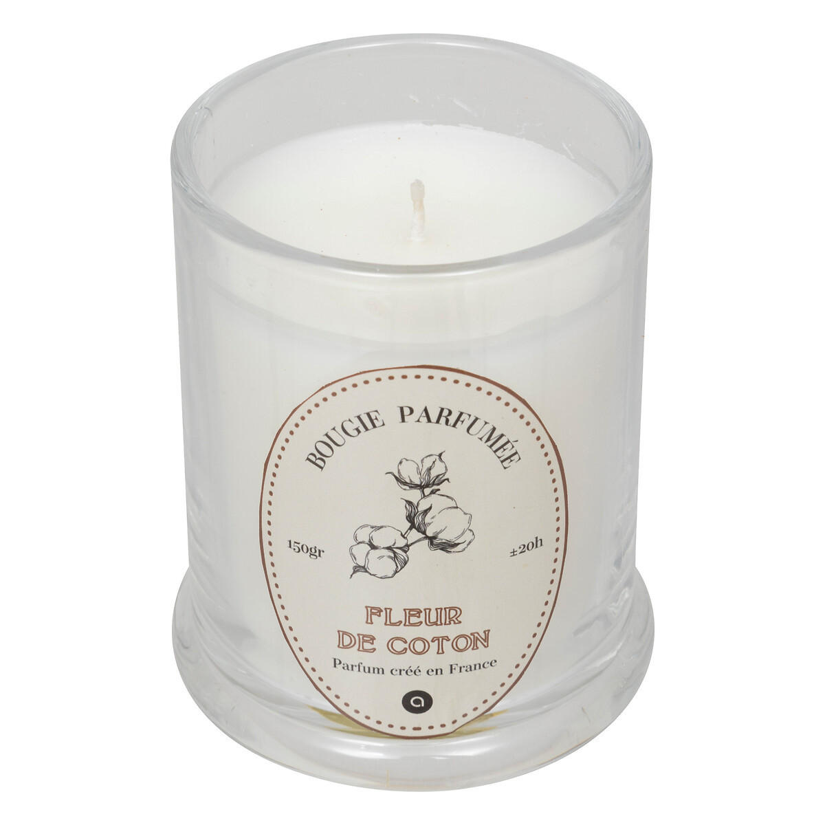 DUFTKERZE Hapo 150 g - Weiß, Glas (7.6/10.2cm) - Atmosphera Createur d´interieur