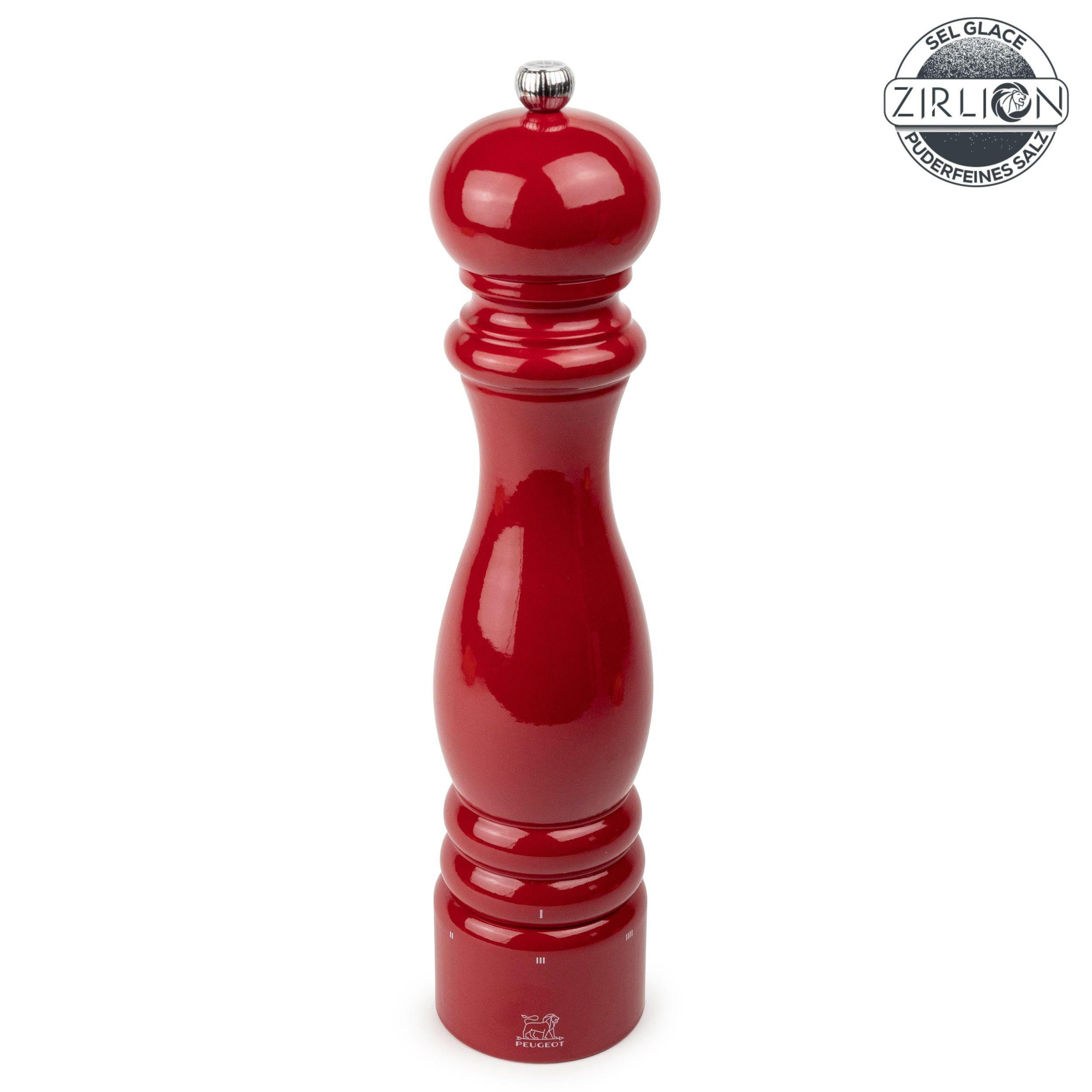 SALZMÜHLE Paris uSelect 30cm Buchenholz Passionsrot Zirkonia-Mahlwerk - Rot, Holz (6.7/30/6.7cm) - PEUGEOT