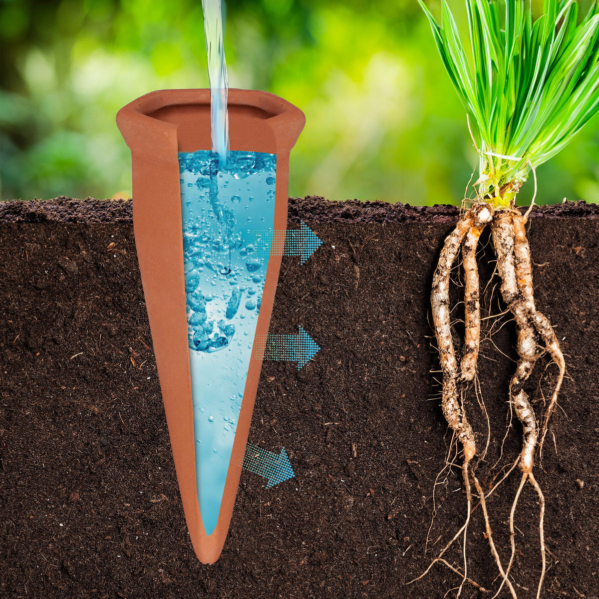 14XTONKEGEL - Hellbraun, Keramik (5/13/4.5cm) - Relaxdays