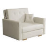 SCHLAFSOFA Viva Sonic I - Beige/Schwarz, Holz/Textil (103/85/100cm) - MIRJAN24