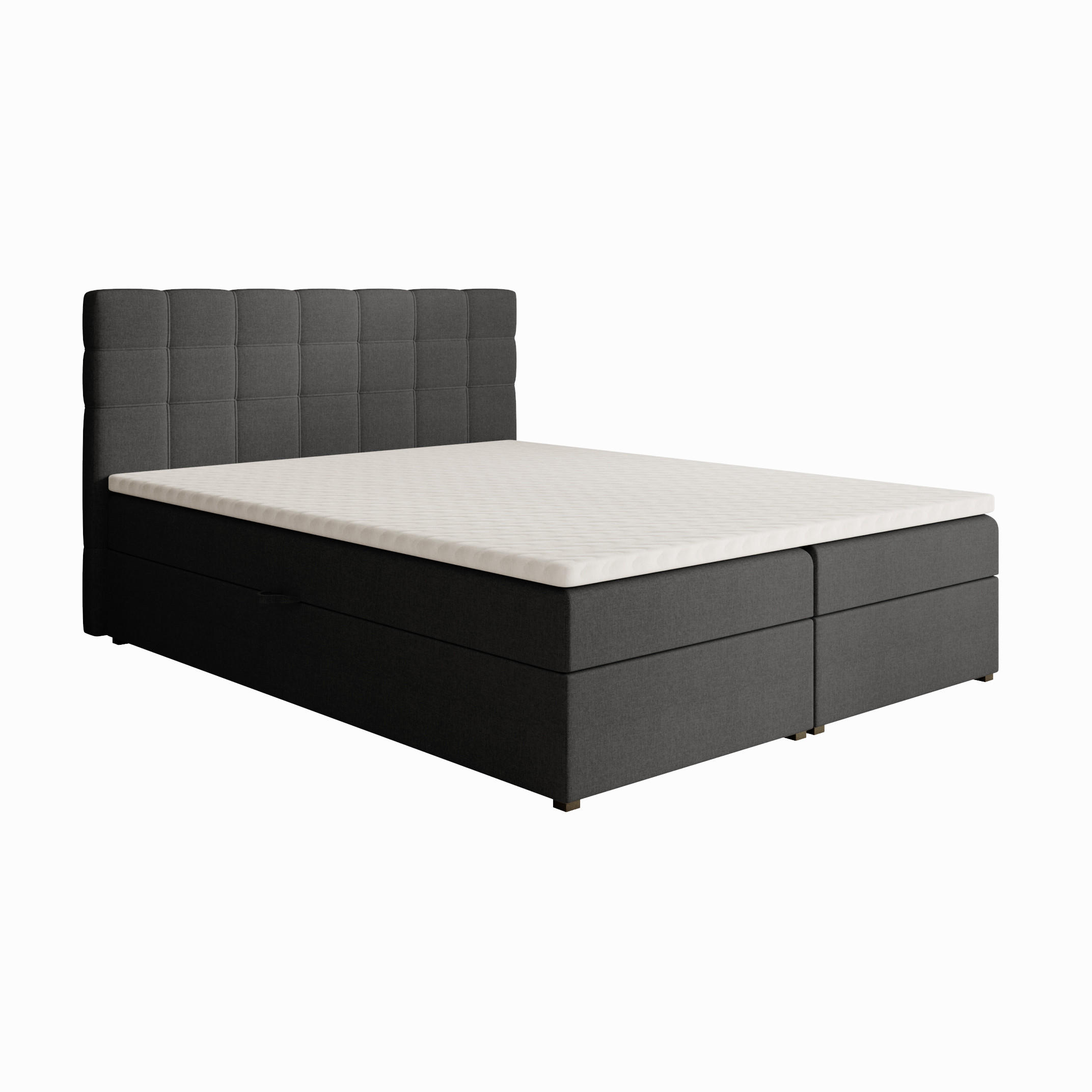 Beautysofa ČALOUNĚNÁ postel Topiq 164/203/103, černá