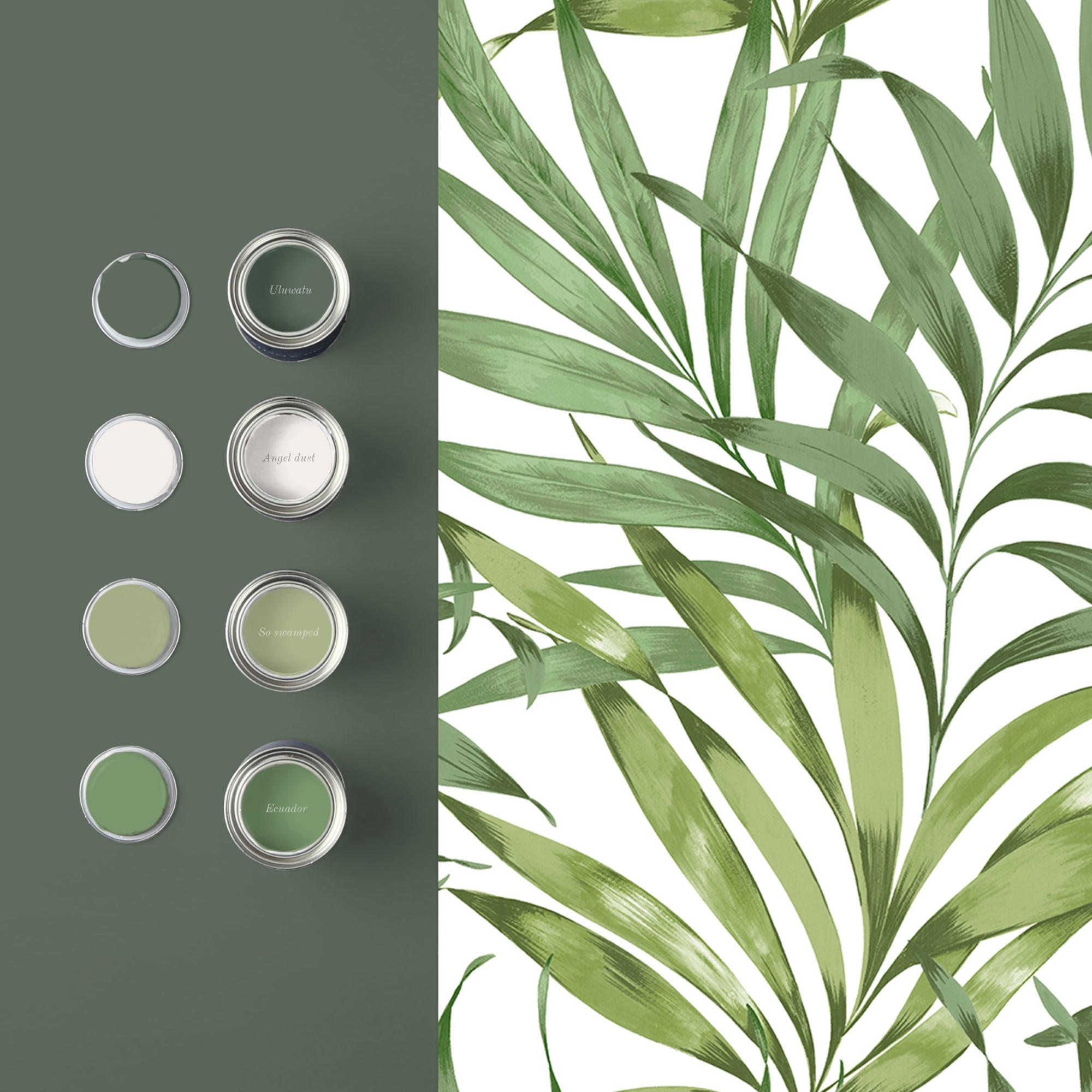 VLIESTAPETE - Yasuni Lush Green - Grün, Papier/Kunststoff (52/1005cm) - Graham & Brown