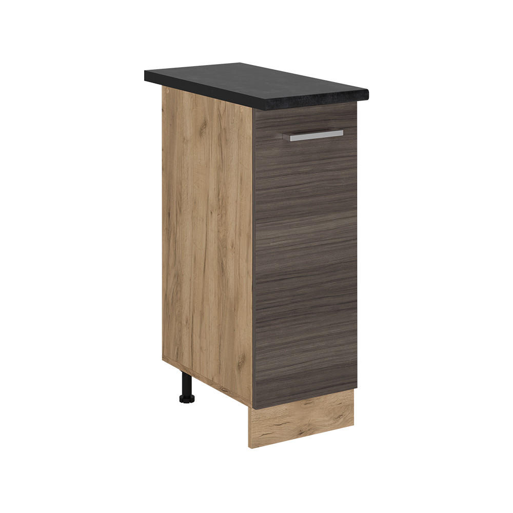 Vicco Apothekerschrank Grau, Eiche 30x81.6x60 cm