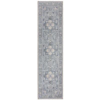TEPPICH maschinenwaschbar Vintage-Design, recycelt HALD, Türkis 60x230 cm - Türkis, Textil (60/230cm) - KADIMA DESIGN