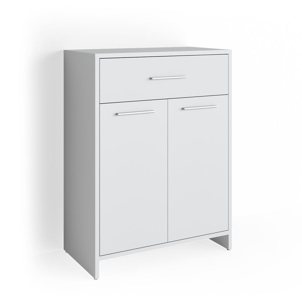 MIDISCHRANK Kiko Weiß 60 x 80 cm - Weiß, Holzwerkstoff (60/80/33.1cm) - Vicco