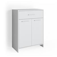 MIDISCHRANK Kiko Weiß 60 x 80 cm - Weiß, Holzwerkstoff (60/80/33.1cm) - Vicco