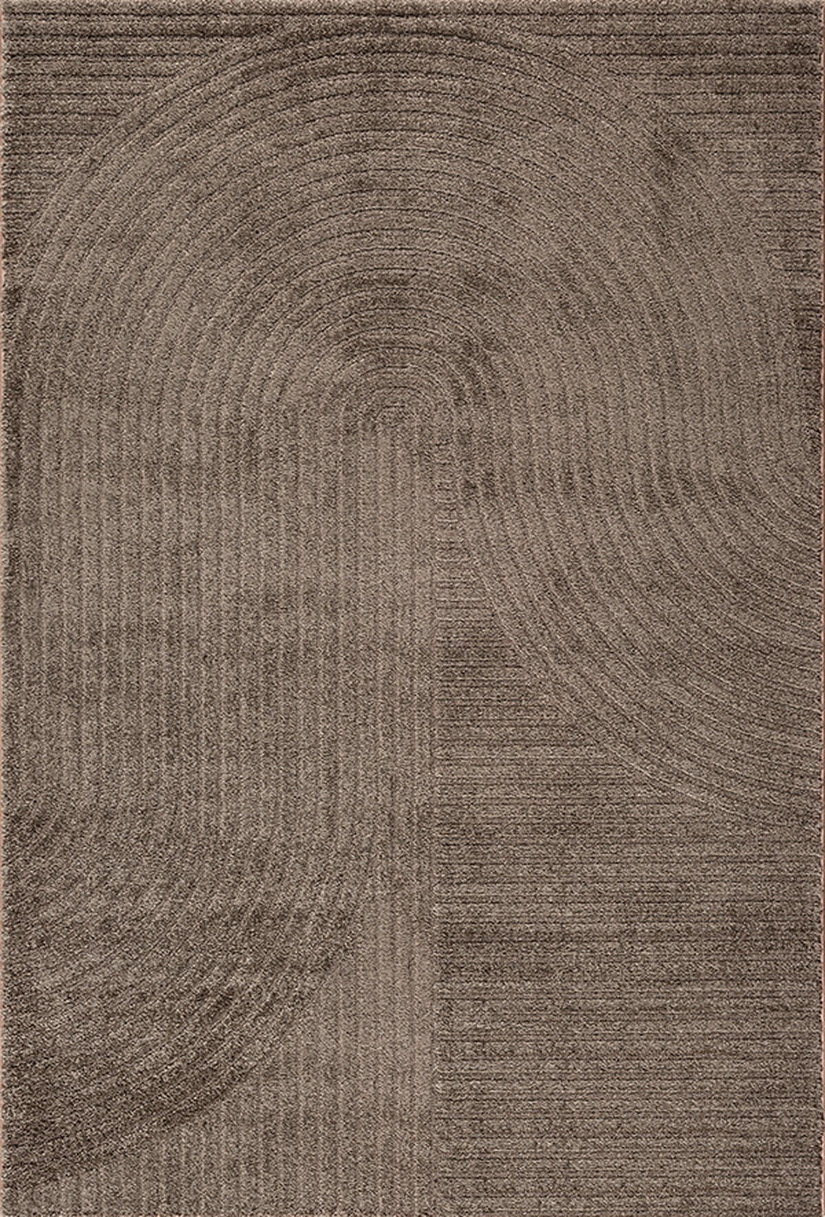 TEPPICH Kurzflor CETINA Geometrisch Polypropylen-Polyester Braun 200 x 290 cm - Braun, Textil (200/290cm) - KADIMA DESIGN